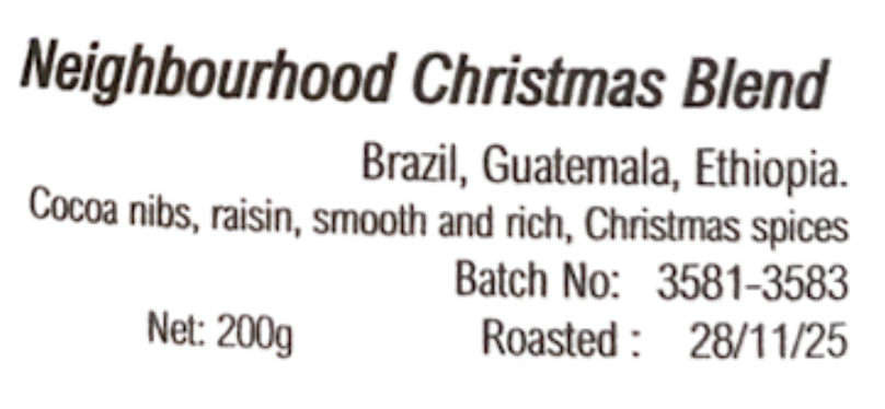 Neighbourhood Christmas Blend